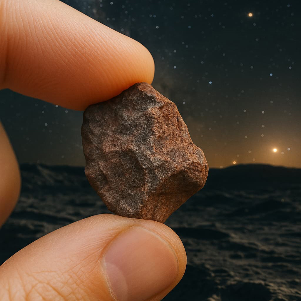  Fragmento Espacial - Meteorito Condrita NWAx (7.16g)