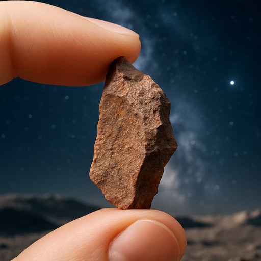 Fragmento Espacial – Meteorito Condrita NWAx (7.94g)
